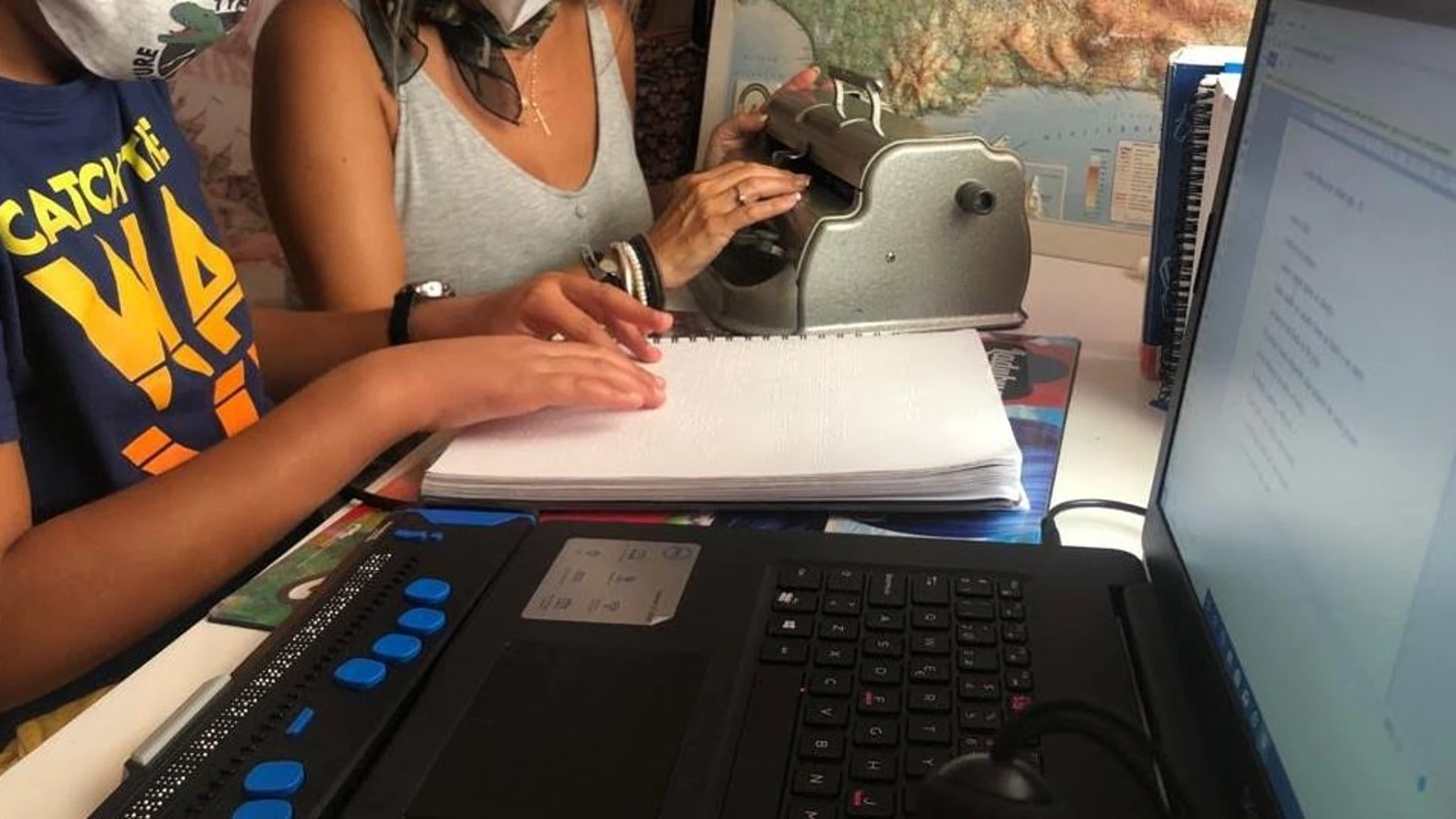 Málaga.- Los 330 estudiantes ciegos de Málaga preparan su vuelta al cole ante la nueva normalidad