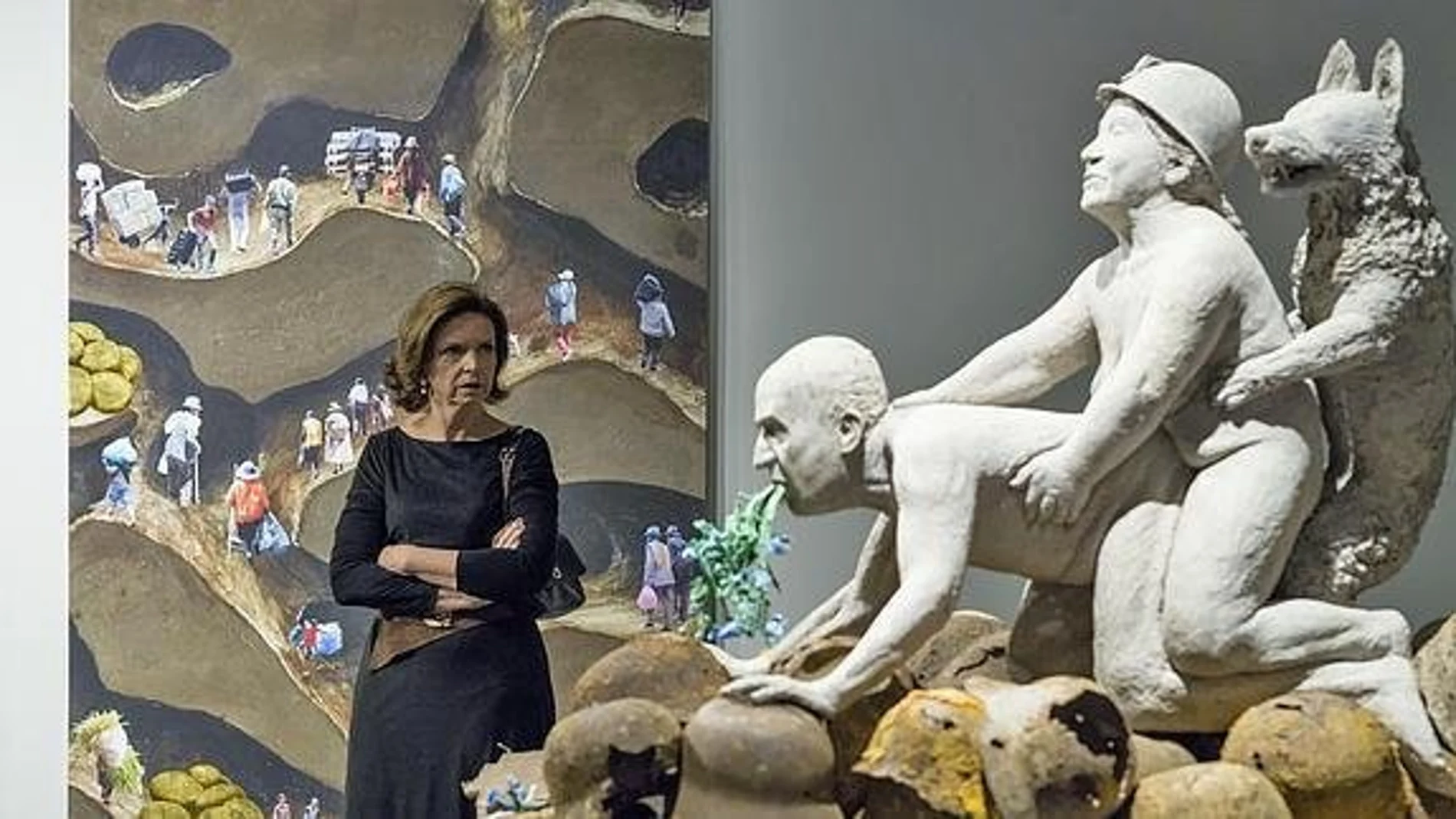La polémica escultura en la Bienal de Sao Paulo
