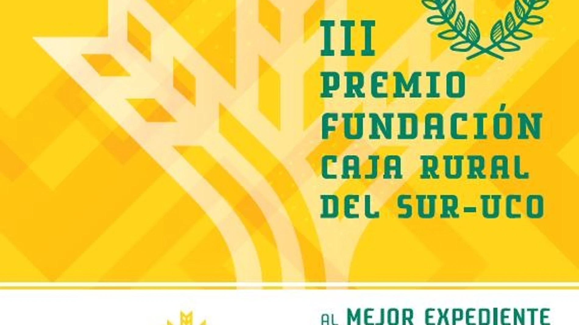 Córdoba.- Fundación Caja Rural del Sur convoca su III Premio al Mejor Expediente Académico de la UCO