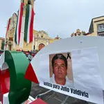Periodistas se manifiestan en la ciudad de Xalapa, para exigir justicia por el asesinato de un periodista el día de ayer en el estado de Veracruz