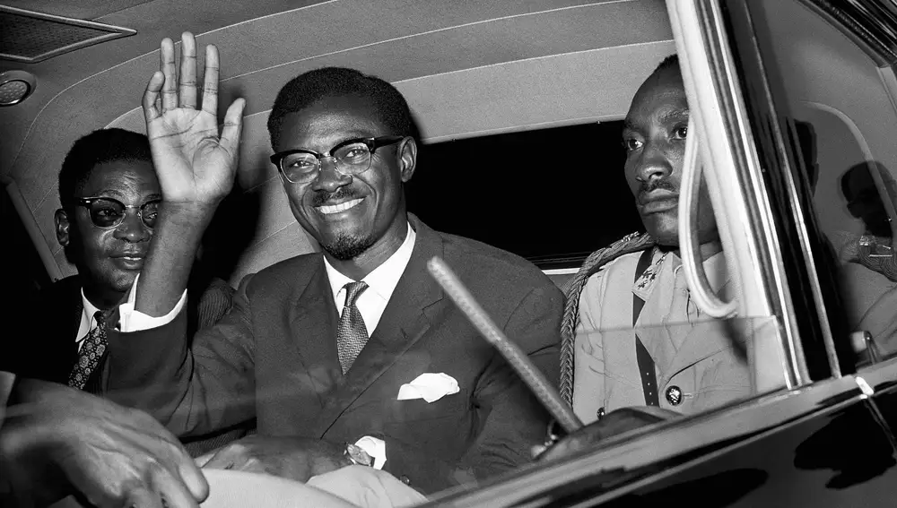 Patrice Lumumba en Nueva York, tras pronunciar su famoso discurso en Naciones Unidas.