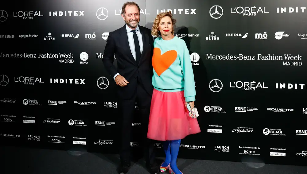 Ágatha Ruiz de la Prada presenta su colección para la temporada primavera/verano 2021 durante la 72ª Edición de la Mercedes-Benz Fashion Week. En Madrid, en Ifema, Madrid (España), a 10 de septiembre de 2020.10 SEPTIEMBRE 2020AFP7 / Oscar J. Barroso10/09/2020
