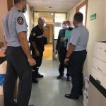 Efectivos de las Fuerzas Armadas, durante su formación en el rastreo de casos Covid