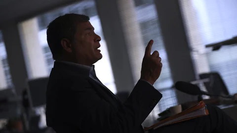 El ex presidente de Ecuador, Rafael Correa