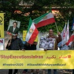 Manifestantes protestan en Berlín contra las ejecuciones oficiales en Irán