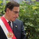 FILE PHOTO: Peru's President Martin Vizcarra attends a swearing-in ceremony at the government palace in Lima, Peru October 3, 2019. REUTERS/Guadalupe Pardo/File Photo