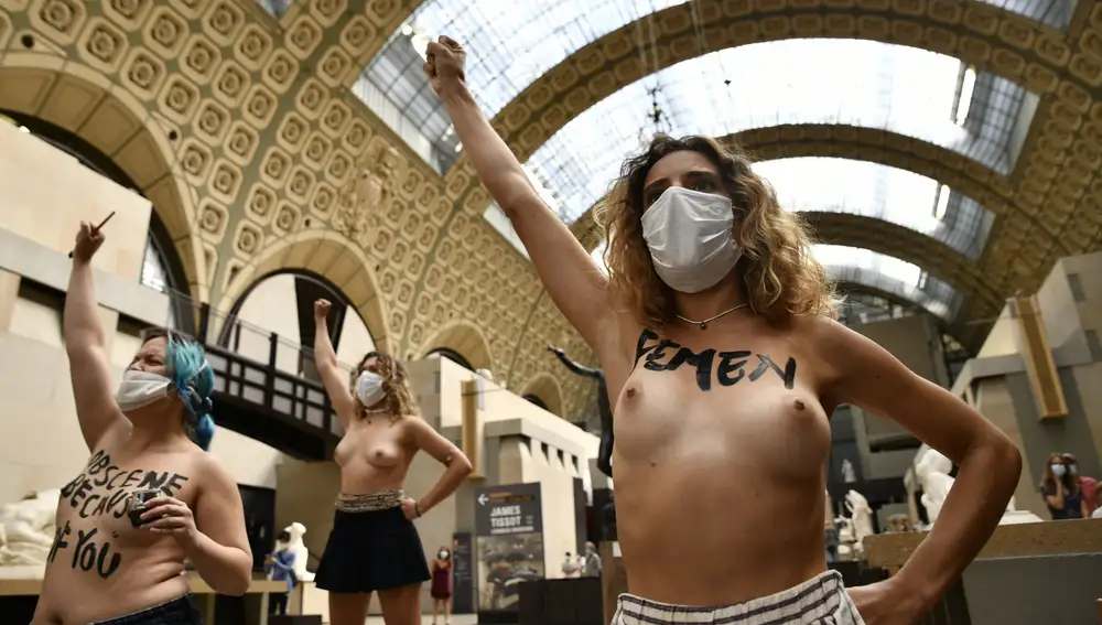 Femen ha hecho del desnudo su forma de reivindicar