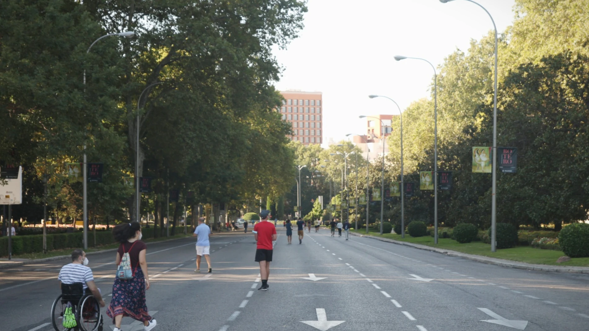 Calles de la capital vuelven a ser peatonales este fin de semana para garantizar la distancia de seguridad