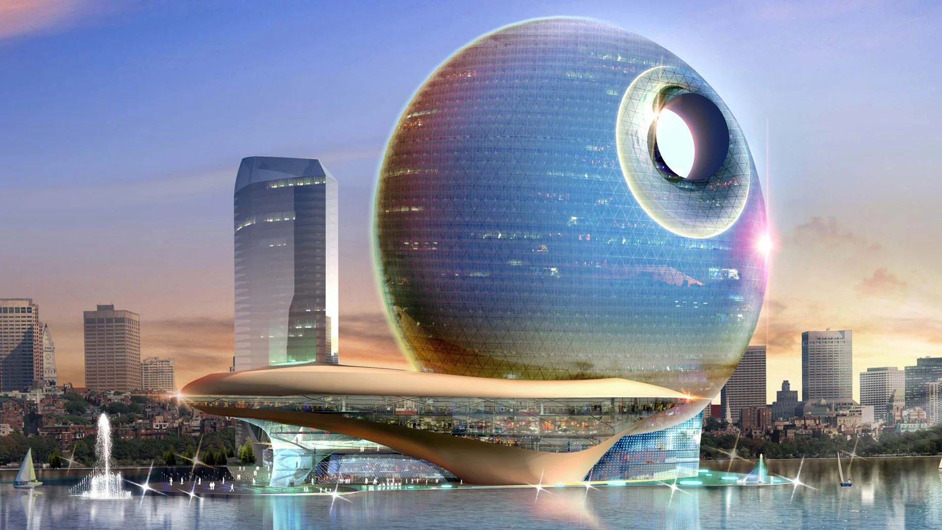 El hotel Full Moon de Bakú (Azerbaiyán) cuenta con un diseño futurista