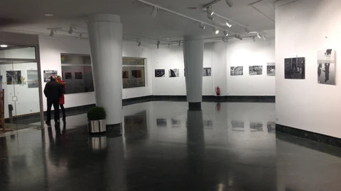 Sala de exposición del centro cultural José Luis García Palacios