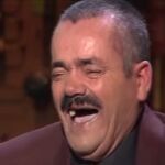 Imagen de "El Risitas" en una de sus apariciones en el programa "Los ratones coloraos" de Jesús Quintero.