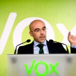 El eurodiputado de Vox y vicepresienta del comité de acción política del partido, Jorge Buxadé