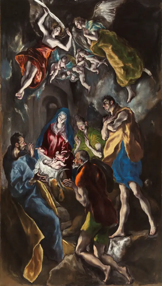 &quot;Adoración de los pastores&quot;, de El Greco