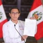 El presidente de Perú, Martín VizcarraPRESIDENCIA DE PERÚ14/09/2020