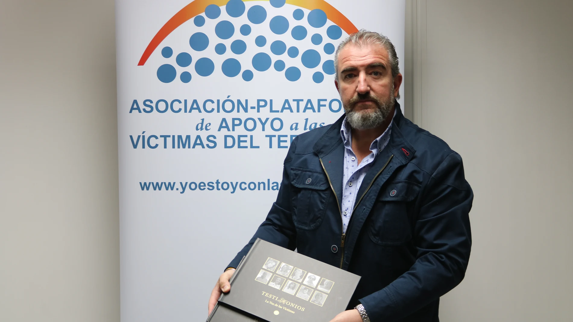 El presidente de la Asociación Plataforma de Apoyo a las Víctimas del Terrorismo (APAVT), Miguel Ángel Folguera.