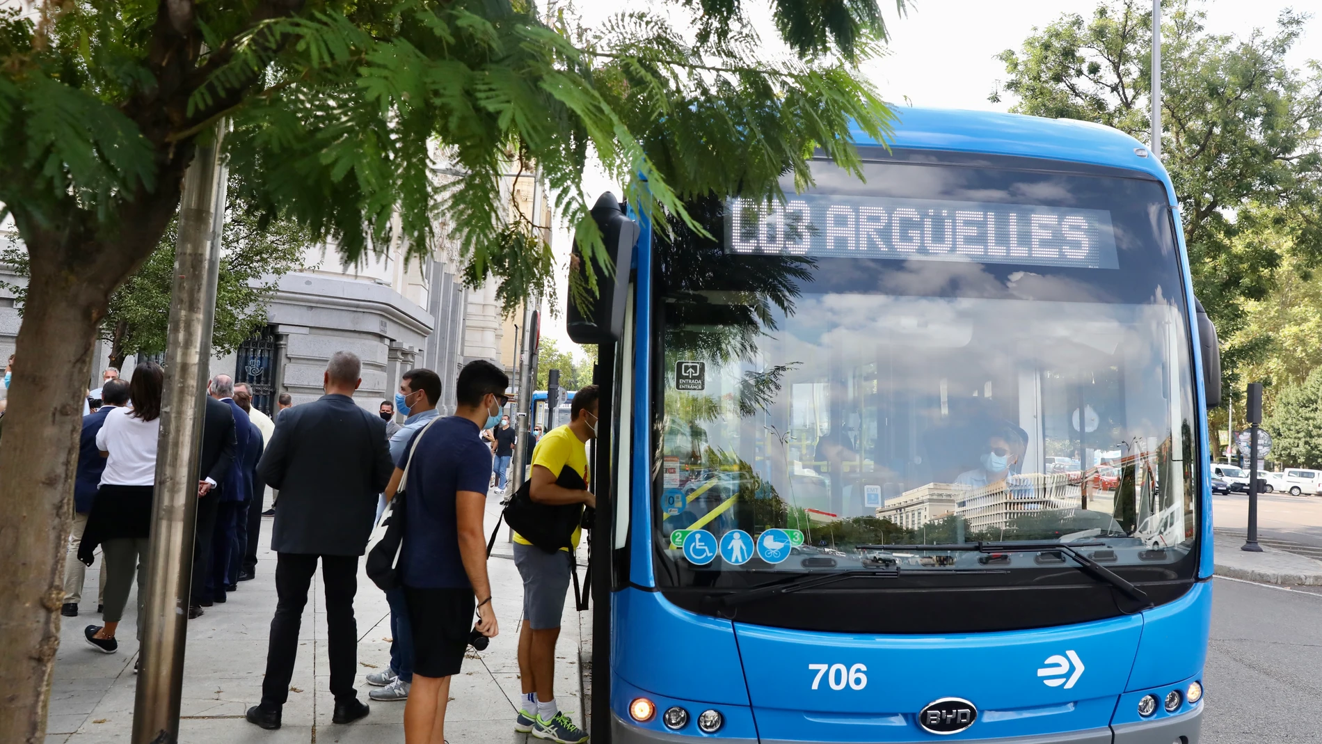 C03, el nuevo autobús circular que rodea Madrid Central