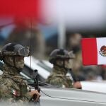 Miembros de las Fuerzas Armadas mexicanas