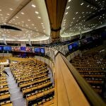 Vista general de la sala de plenos del Parlamento Europeo