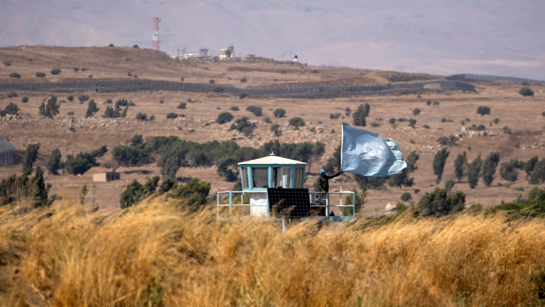 Frontera de Israel con Siria en los Altos del Golán
