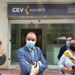 El presidente de la CEV, Salvador Navarro