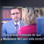 Momento en el que la periodista le pregunta al fiscal alemán sobre las pruebas de la muerte de &quot;Maddie&quot;
