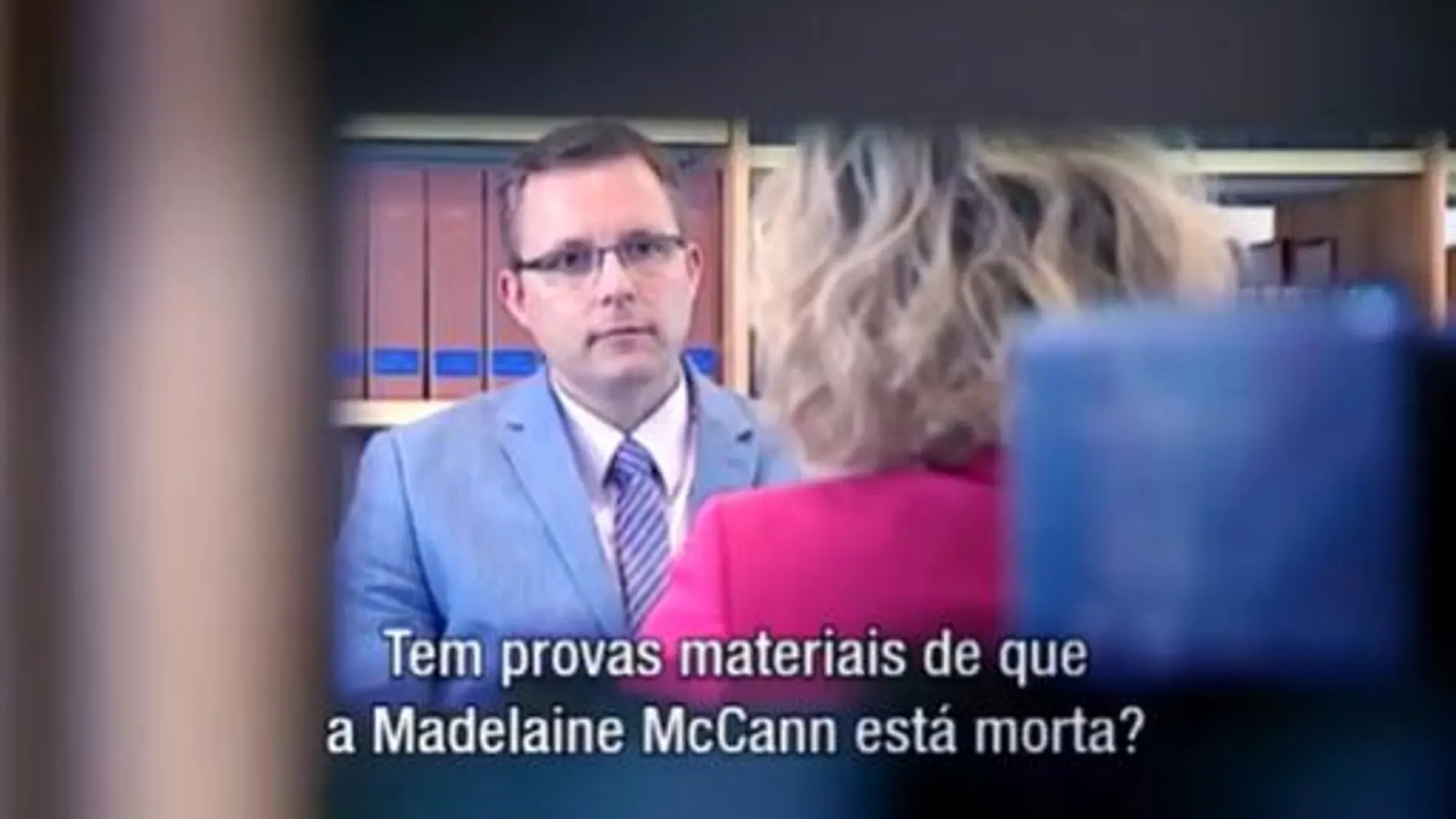 Momento en el que la periodista le pregunta al fiscal alemán sobre las pruebas de la muerte de "Maddie"