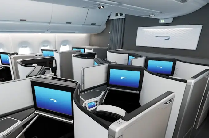 Nunca has visto un avión con unas cabinas tan lujosas como las de British Airways