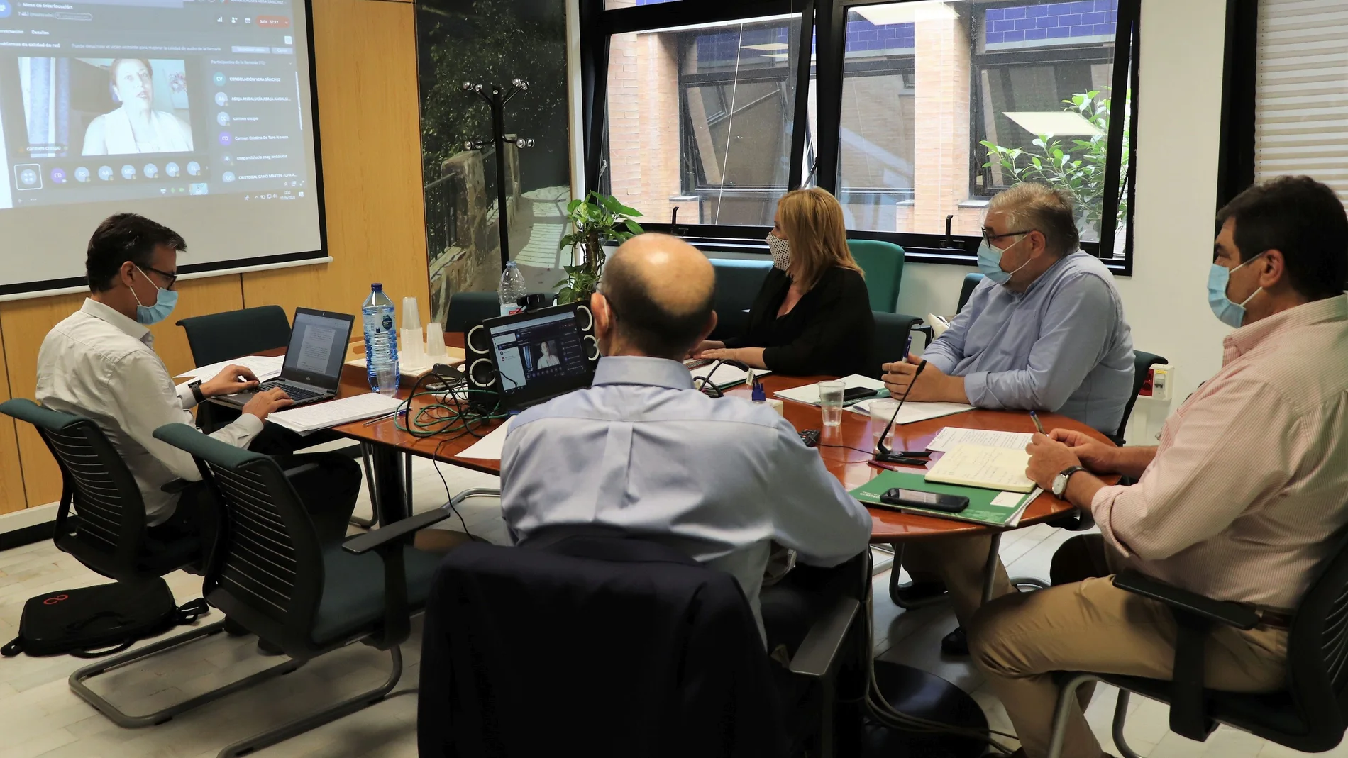 Reunión telemática con la consejera de Agricultura, Carmen Crespo