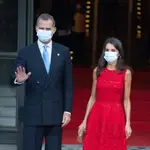  Los Reyes acuden a la inauguración de la 24ª temporada del Teatro Real, marcada por la pandemia 