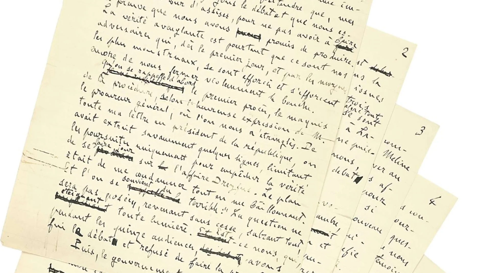 El manuscrito inédito de Zola
