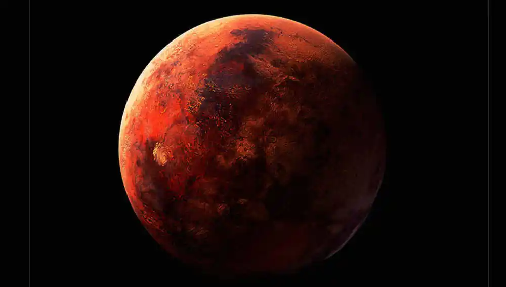 Marte es el cuarto planeta en orden de distancia al Sol y el segundo más pequeño del sistema solar