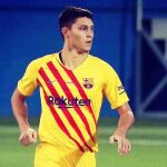Jorge Cuenca con el Barcelona.