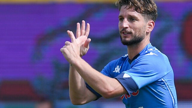 Dries Mertens con el Nápoles.