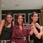 Paula Echevarría y Sara Carbonero juntas de fiesta este sábado noche.