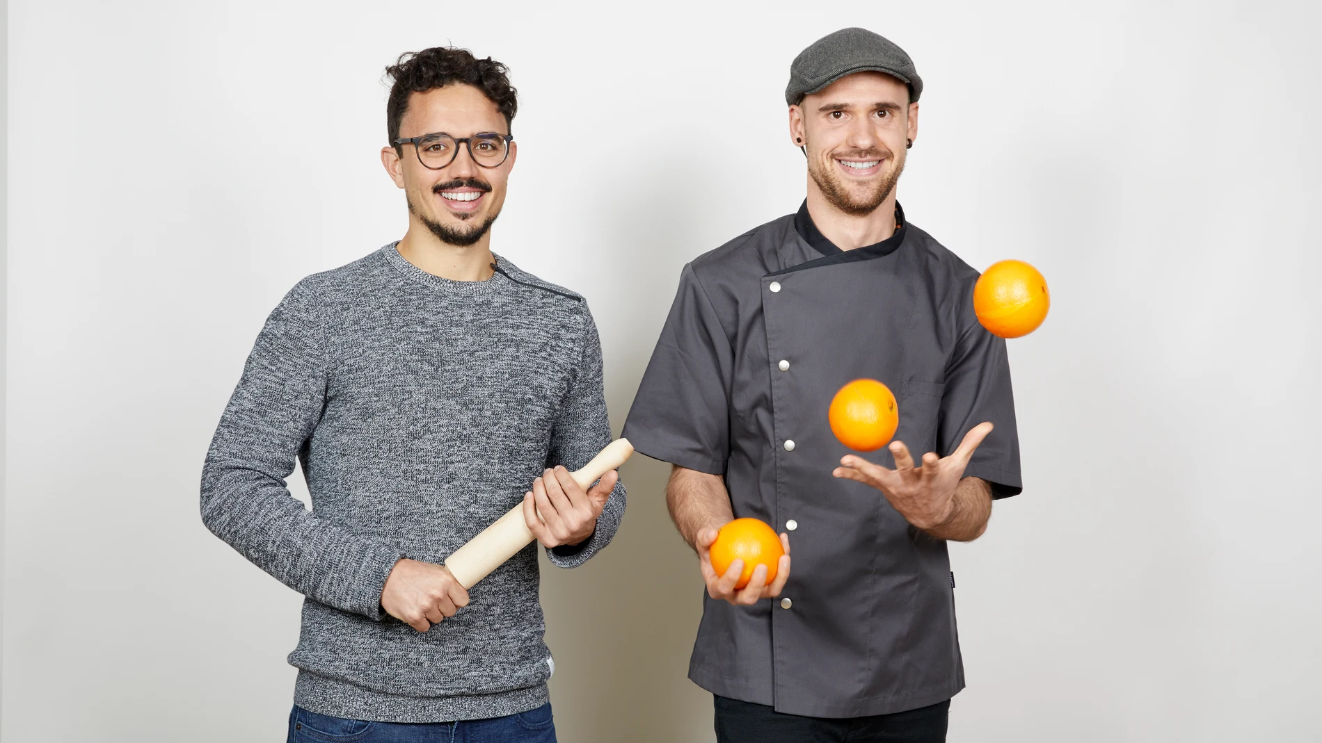 Carlos Ríos y David Guibert, autores del libro "Cocina comida real"