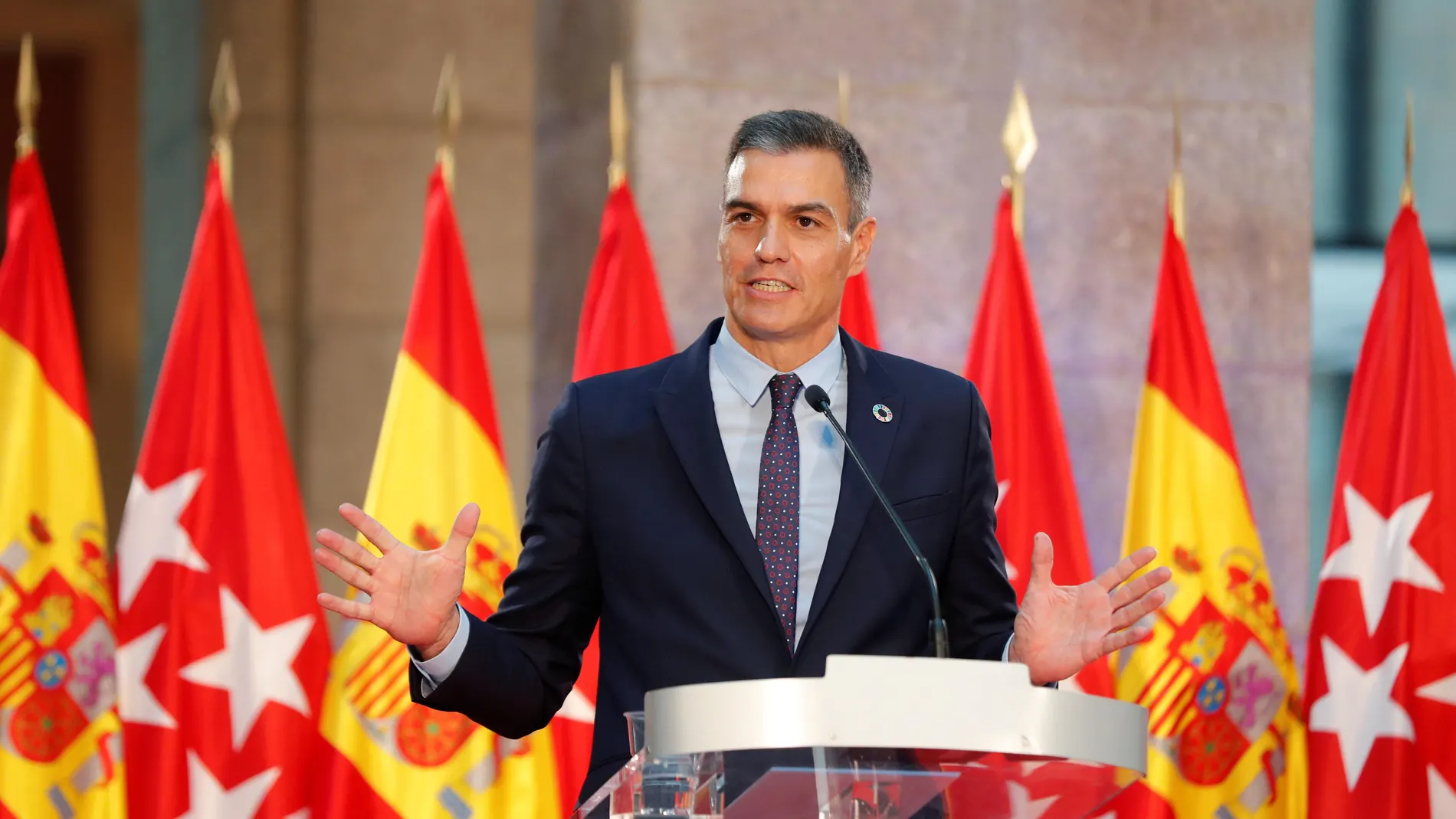 El presidente del Gobierno, Pedro Sánchez