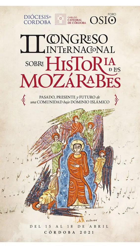 Carte anunciador del II Congreso Internacional sobre la Historia de los Mozárabes
