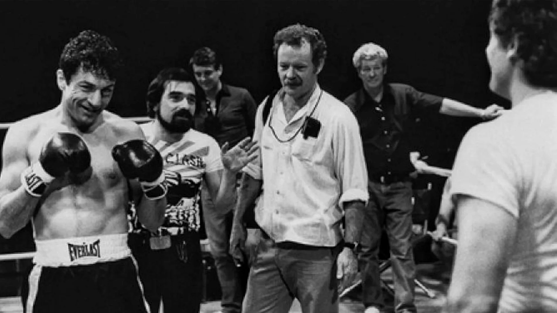 Robert DeNiro, Martin Scorsese y Michael Chapman, en "Toro salvaje"