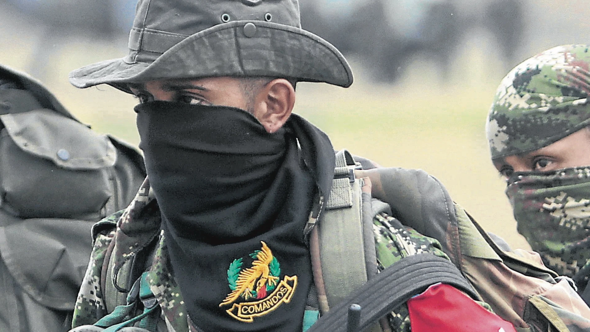 Un guerrillero del Ejército de Liberación Nacional (ELN) de Colombia. Imagen de archivo