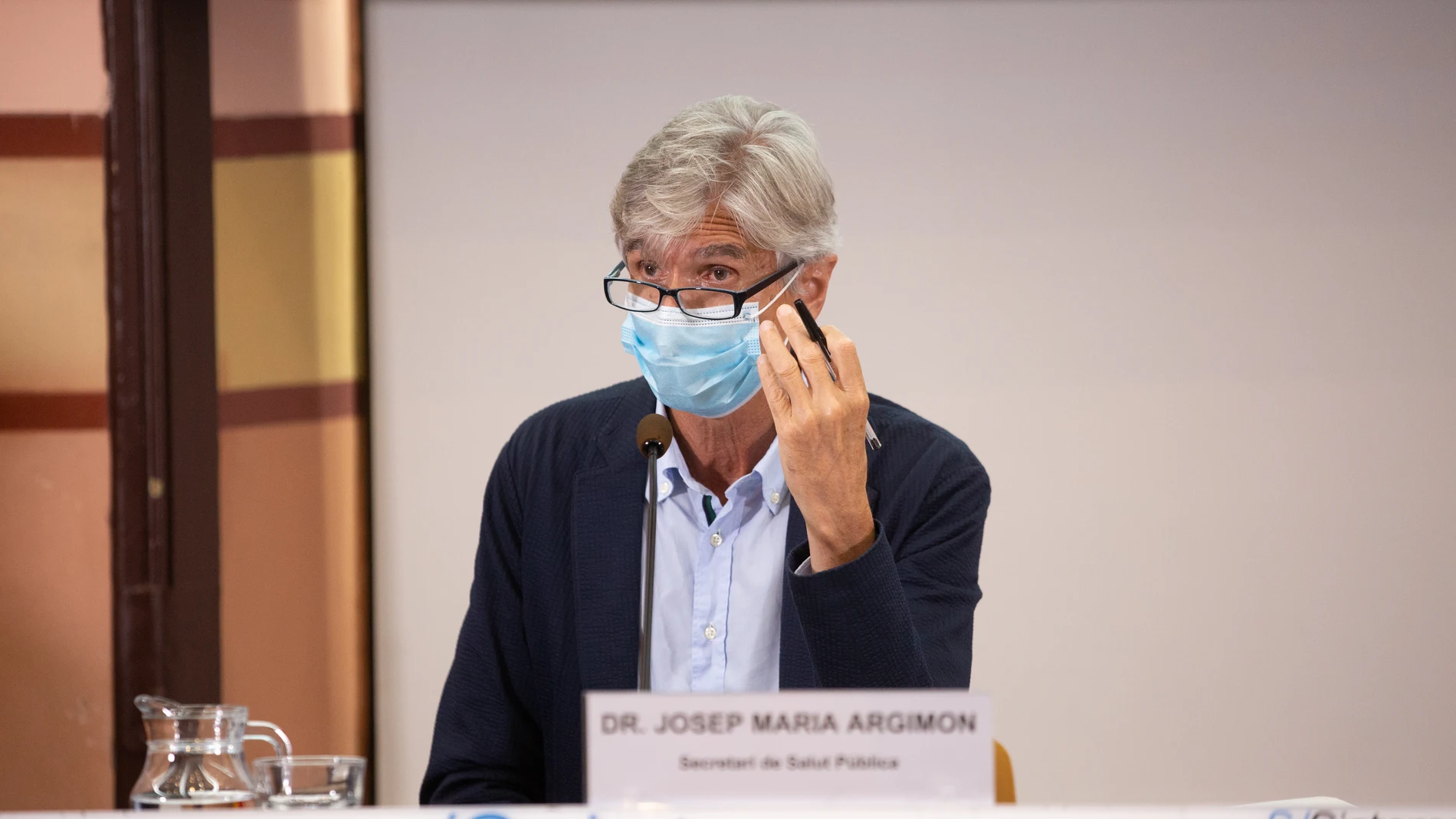 El secretario de Salud Pública de la Generalitat, Josep Maria Argimón, ha dado positivo en un segundo test PCR, cinco días después de tener contacto con un infectado.David Zorrakino / Europa Press22/09/2020