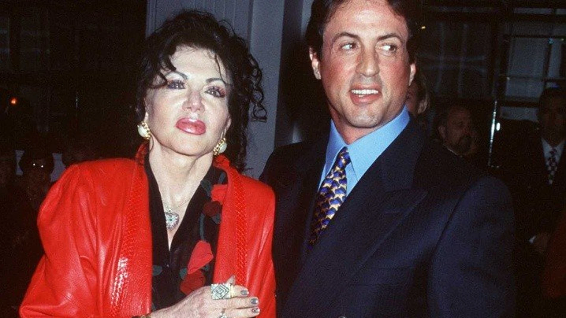 Jackie y Sylvester Stallone