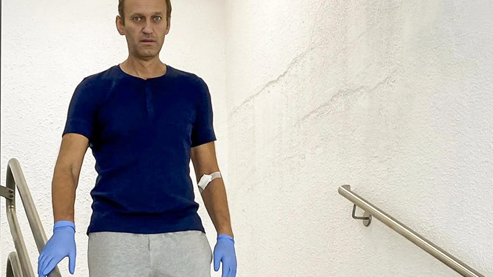 Navalni pasó varios meses ingresado en un hospital de Berlín, Alemania, tras ser envenenado con un agente nervioso soviético en Rusia