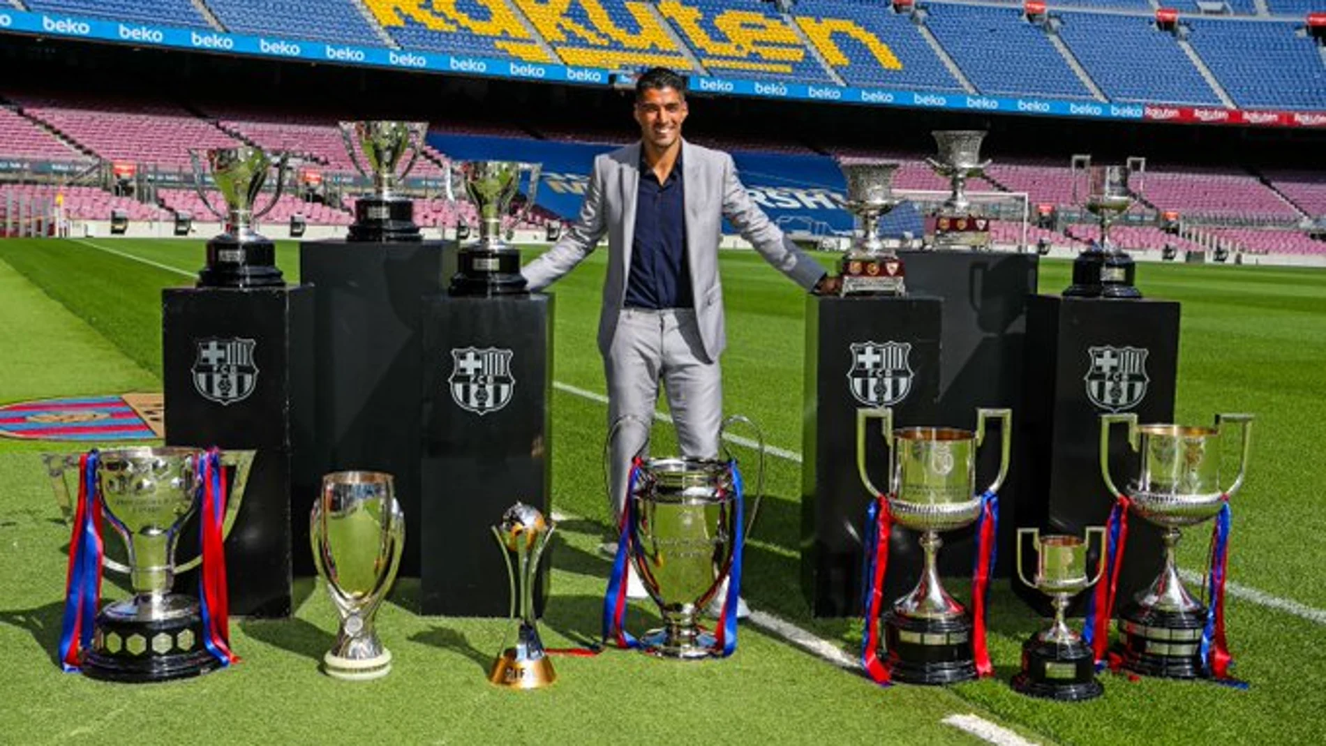 Luis Suárez ha ganado 13 títulos con la camiseta del Barcelona / F.C. Barcelona