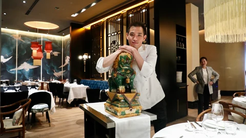 Restaurante China Crown, de los hermanos Felipe y María Li Bao.