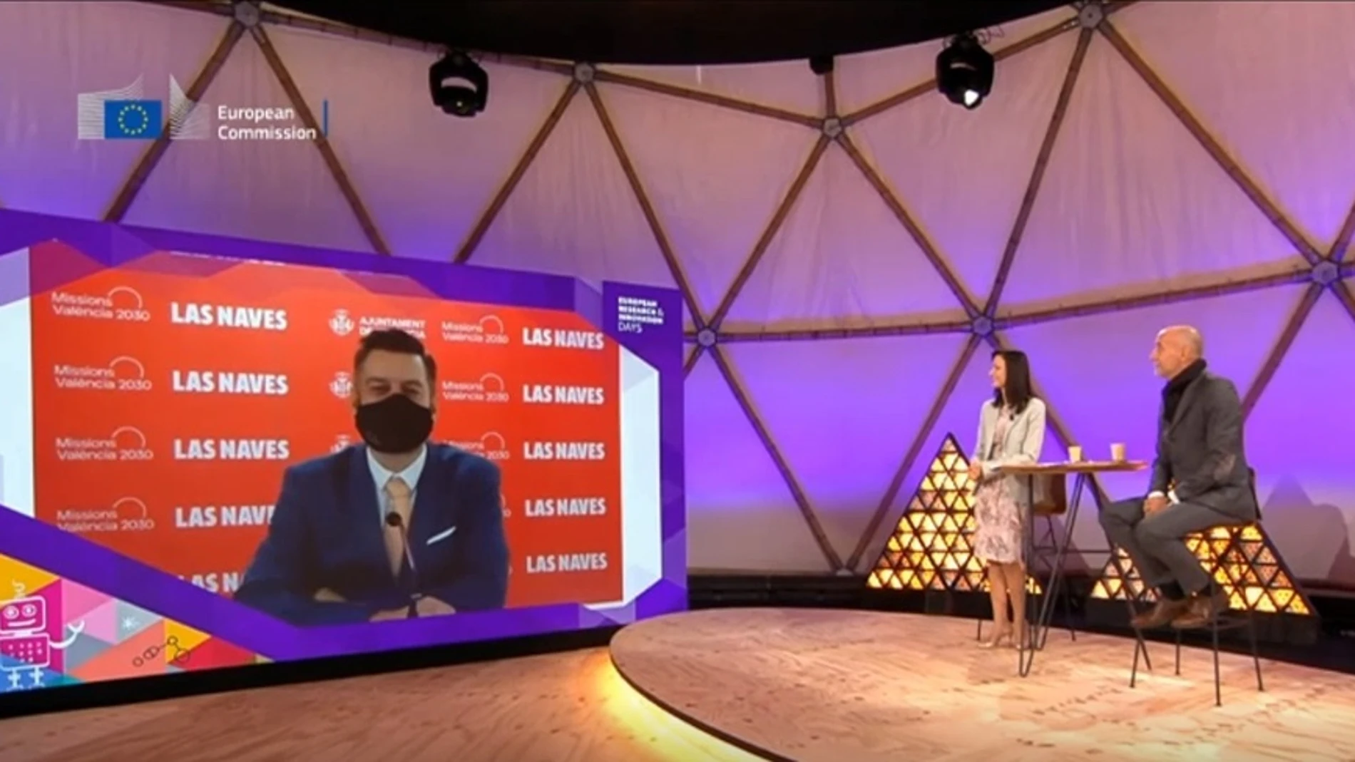El concejal de Innovación del Ayuntamiento de València, Carlos Galiana, presenta a la ciudad como candidata a Capital Europea de la Innovación