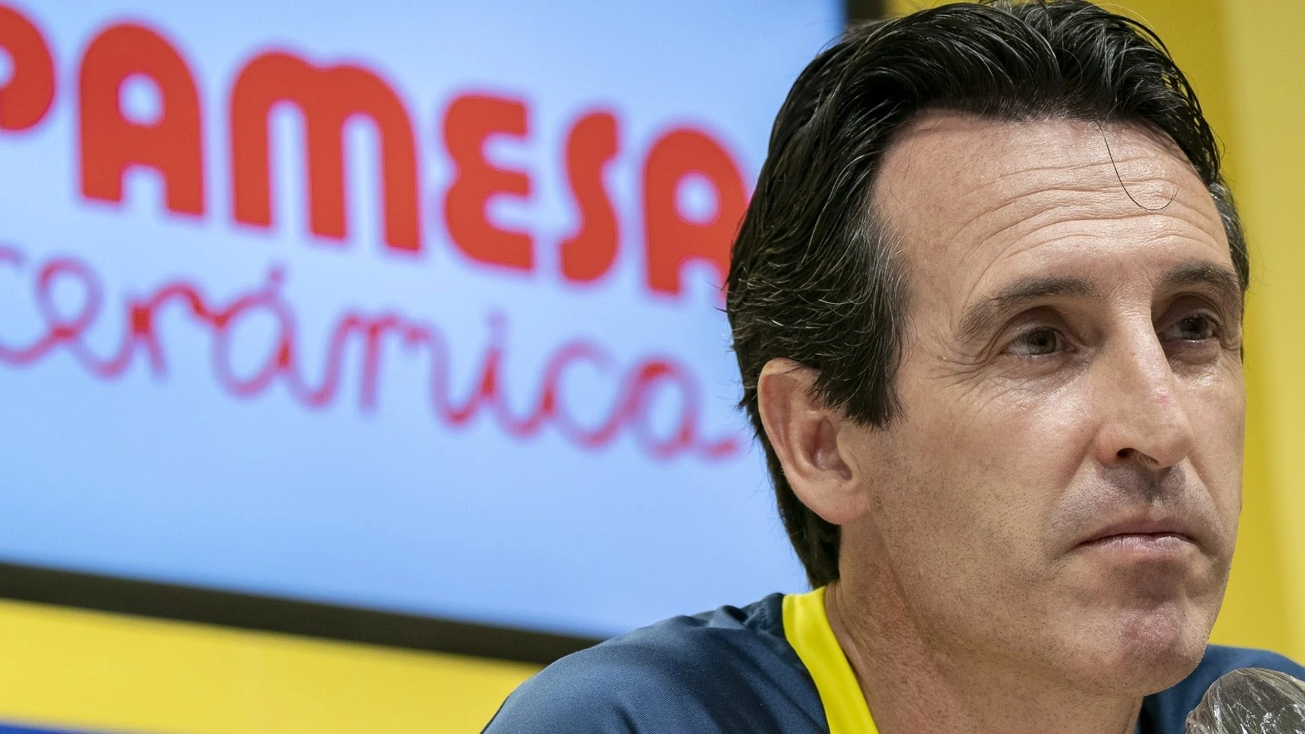 El entrenador del Villarreal, Unai Emery, en rueda de prensa.VILLARREAL CF25/09/2020