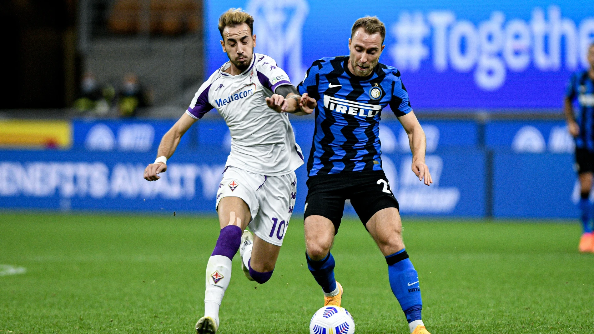 Christian Eriksen con el Inter de Milán.