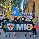 Imagen de los ultraderechistas independentistas del Moviment Identitari Català