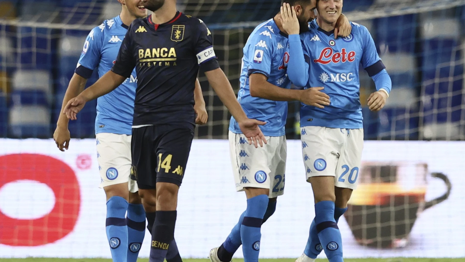 El Genoa se enfrentó el pasado domingo al Nápoles en el estadio San Paolo.