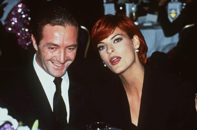 Gérald Marie, president of the Elite model agency for 25 years, with his former wife Linda Evangelista